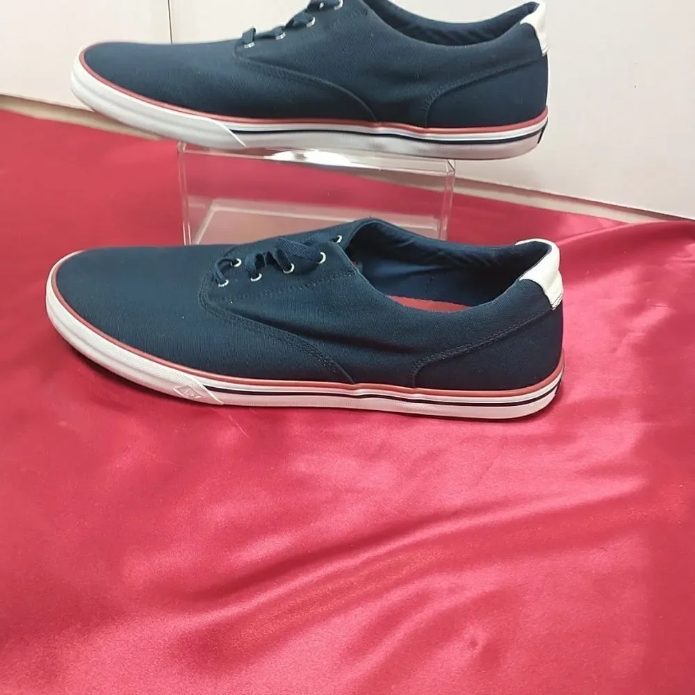 Sperry Striper Ii Men's SZ 16 Navy Sneakers . Condition is Pre-owned
